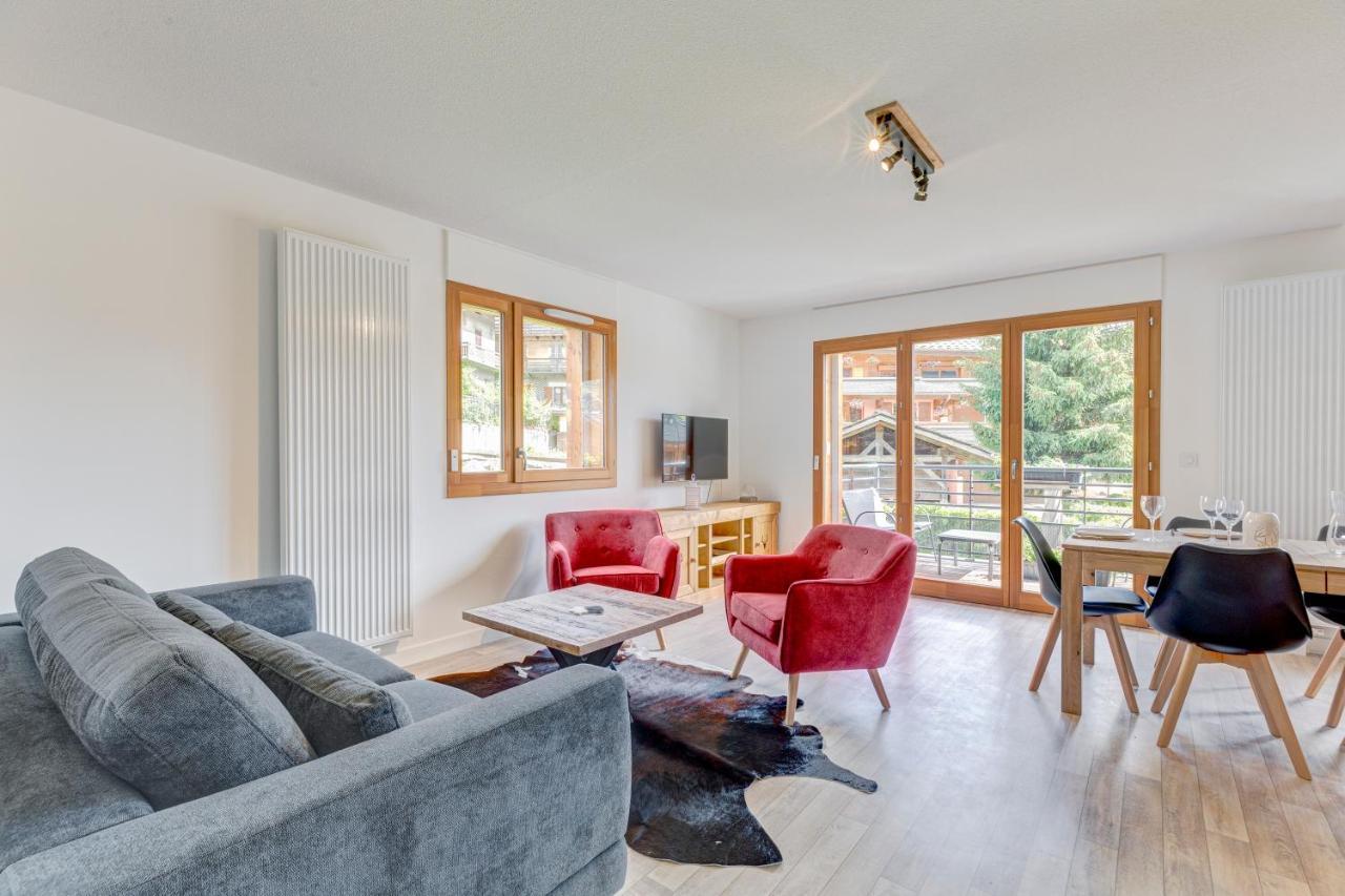 La Poudreuse - Duplex Avec Balcon Vue Montagne - Flumet Флюме Екстер'єр фото